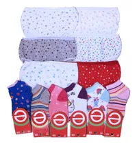 Pack Nena: Bombacha Estampada Mariflor X6 + Soquetes X6