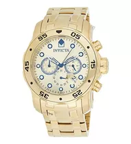 Relógio Invicta Pro Diver 0074 Banhado A Ouro 18k 48 Mm