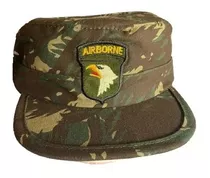 Boné Confortável Tático Militar Pala Dura Camuflado Airborne