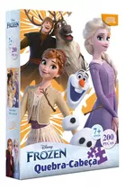 Quebra Cabeça Puzzle Infantil Disney Frozen 200 Pçs Toyster