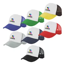 Gorras Trucker Personalizadas Logo Full Color X50 Un.