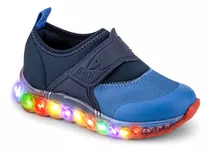 Zapatillas Bibi Niños Roller Luces Led Colores Kids Rimini