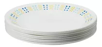 Set De Platos Corelle, Diseño ''key West'', 17,1cm, 8 Uni.