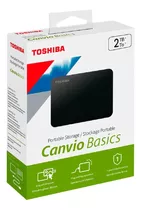 Disco Duro Externo Toshiba Canvio Basics 2tb Usb 3.0 Negro