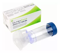 Aerocamara Bivalvulada De Adulto Desmontable 350 Ml Color Transparente Con Azul