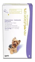 Revolution 12% Pipeta Externa Para Perros De 2,6  A 5 Kg