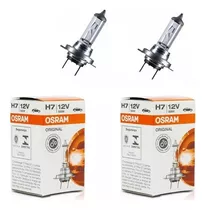 Lâmpada Farol Osram H7 Halógena 3200k 55w 12v C/ Nf Original