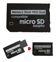 Adaptador Memorystick Pro Duo Micro Sd Para Psp Camara Sony