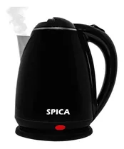 Jarra Pava Electrica Spica Sp-930 Acero Inoxidable Mate Cafe Color Negro