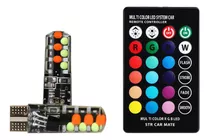 T10- Cola De Pescado Led Cob Rgb Multicolor + Control / R&c