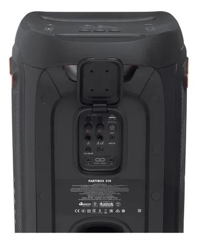 Caixa De Som Bluetooth 240w Partybox 310 Preta Jbl Cor Preto 110V/220V