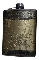 Petaca Caminadora Licorera De 8oz Whiskera De Acero Inoxidab