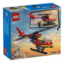 Blocos De Montar Lego City Helicóptero Dos Bombeiros 60411