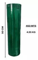 Rollo Bobina Stretch De Plastico Envoplast Verde 50cm450mts 