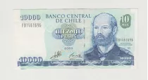 Billete Chile 10000 Pesos 2003 Sin Pie Imprenta Fb (c85)