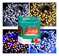 Luces Navideñas Serie Navideña Decorativa 500led 25m Foco V8 Color De Las Luces Multicolor