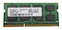 Memoria Ddr3 Sodimm 2gb 2rx8 Pc3 10600s 1333 Notebook/laptop