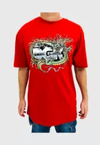 Camiseta Dgk Black Metak Vermelha Masculina