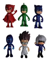 Muñecos Heroes En Pijamas Pjmasks X 6 Regalo Juguetes!