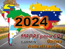 Actualización De Mapa Para Gps Venezuela O Sur America 2024 