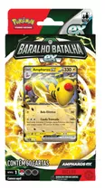 Jogo Deck Pokémon Baralho Batalha Lucario Ampharos Tcg Copag