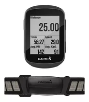 Ciclocomputador Garmin Edge Gps Garmin Edge 130 Plus Bundle Ciclocomputador Sem Fio Cinta Cardíaca Hrm Dual Compátivel Strava Treino Indoor Ciclismo Bike