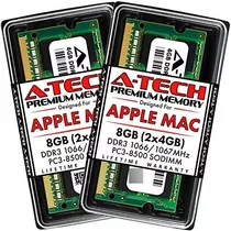 A-tech 8 Gb (2 X 4 Gb) Pcddr3 Mhz Ram Macbook, Macbook Pro,