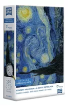Quebra-cabeça Nano A Noite Estrelada Vincent Van Gogh 500pçs