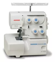 Máquina De Coser Overlock Janome Alta Gama 8110dx Portable Blanca 220v