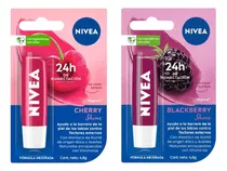 Nivea Protector Labial Cereza Cherry + Blackberry Shine Labe