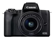  Canon Eos Kit M50 Mark Ii + Lente Ef-m 15-45mm F/3.5-6.3 Is Stm Sin Espejo Color  Negro