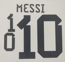 Estampado 10 Messi Argentina Qatar 2022 Titular-utilería  