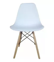 Set De 2 Sillas Begônia Eames Paris Para Comedor Blancas