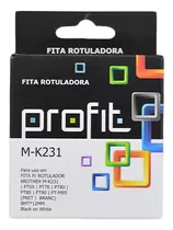 Fita Para Rotulador Profit Brother M-k231 Pt-65 Pt-70 Pt-90