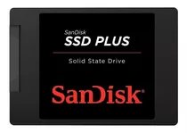 Disco Sólido Interno Ssd Sandisk Sdssda-480g-g26 480gb Plus Cor Preto