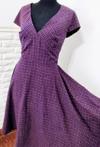 Vestido Pin Up Falda Plato Rockabilly 