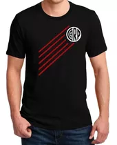 Polera Estampada River Plate Banda Roja Logo Carp Futbol