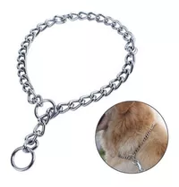 Collar De Adiestramiento Canino Color Cromo Tamaño Del Collar 4mm X 65cm
