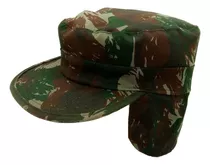 Quepe Boné Gorro Militar Folho Camuflado 1ª Linha San Dona