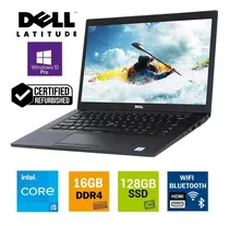 Laptop Dell Core I5 6ta Gen 16gb Ssd 128gb Wifi Bt Win10 Rfb