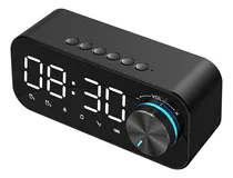 Reloj Despertador Digital Led Con Bocina Bluetooth/radio/fm