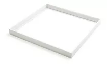 Marco Accesorio 60x60 Aplicar Panel Led Techo Cielo Razzo Color Blanco