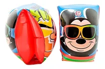 Boia De Braço Infantil Piscina Praia Disney Mickey Par 29x15