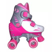 Patines Artisticos Botas Extensibles Rosa 4 Ruedas Rollers