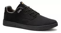 Sneaker Caterpillar Pause Canvas Black Para Hombre