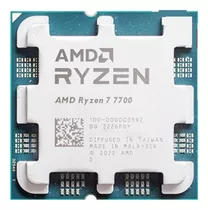 Procesador Amd Ryzen 7 7700 Am5 Con Video Sin Cooler Oem 