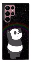 Funda Para Galaxy Oso Panda Escandalosos Negro Arcoiris