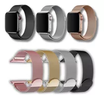 Pulseira Milanese Aço Loop Para Apple Watch 42 44 45 49mm   