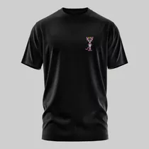 Remera 100% Algodón Unisex Con Bordado Pantera Rosa