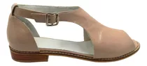 Sandalias Cuero Vacuno Nude Talles Grandes Nº 41/42/43/44